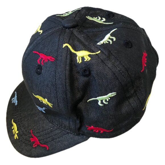 Boutique Kids Dinosaur Baseball Cap Sun Protection Embroidered Colorful Size 1-4 - Picture 2 of 8